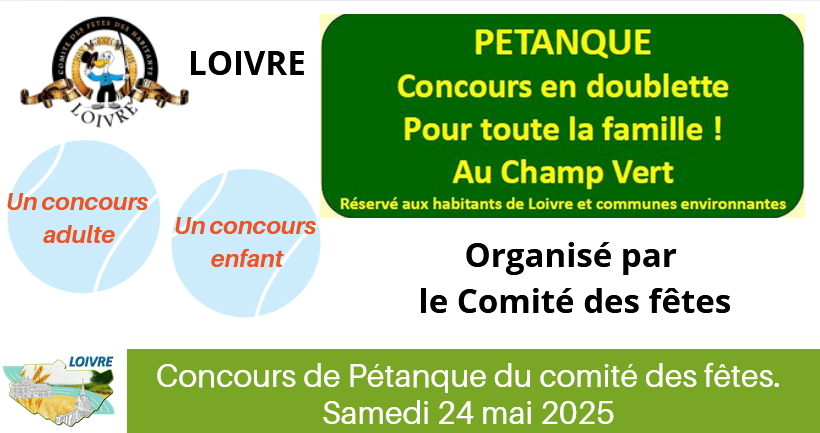 Concours de pétanque
